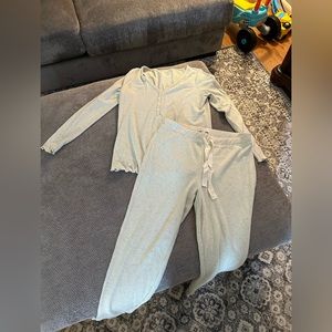 Light yellow loft matching pajama set